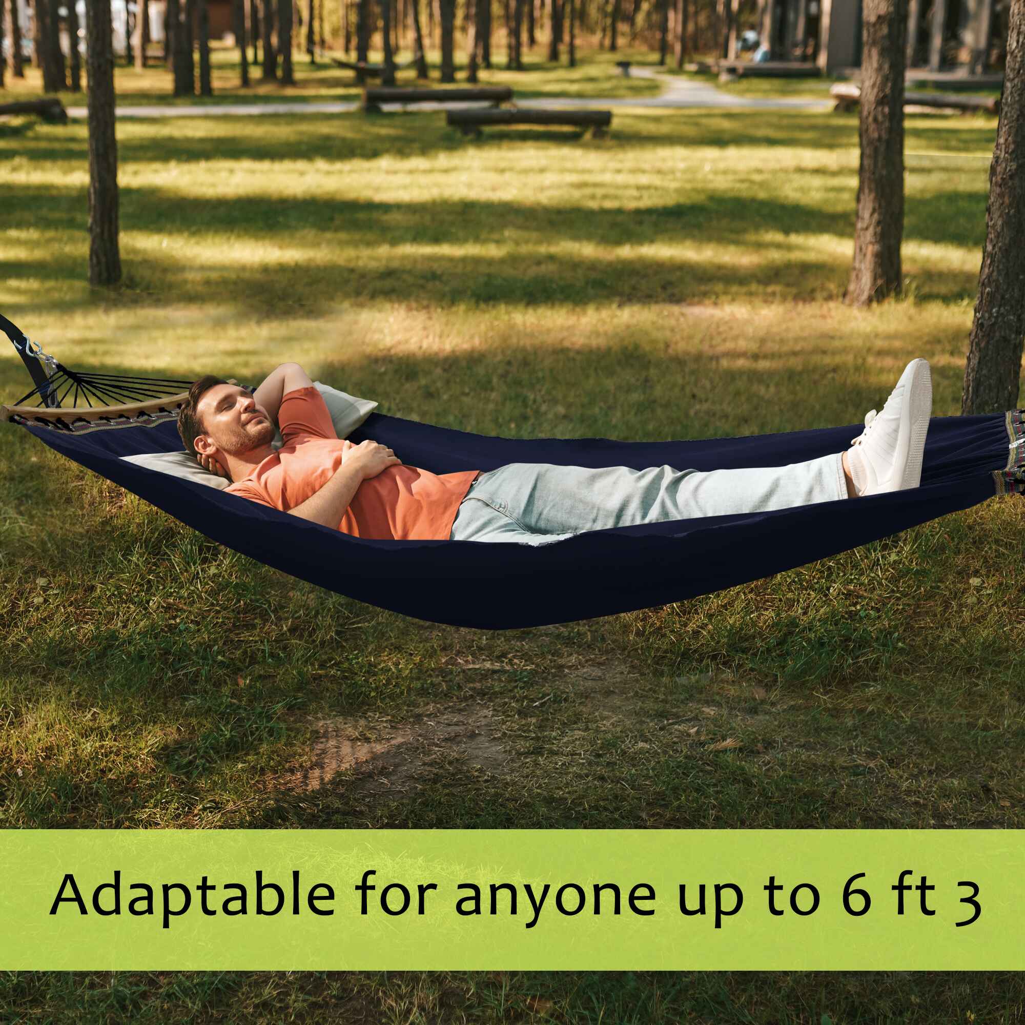 Tranquillo Universal Canvas Double Hammock for Ultimate Relaxation