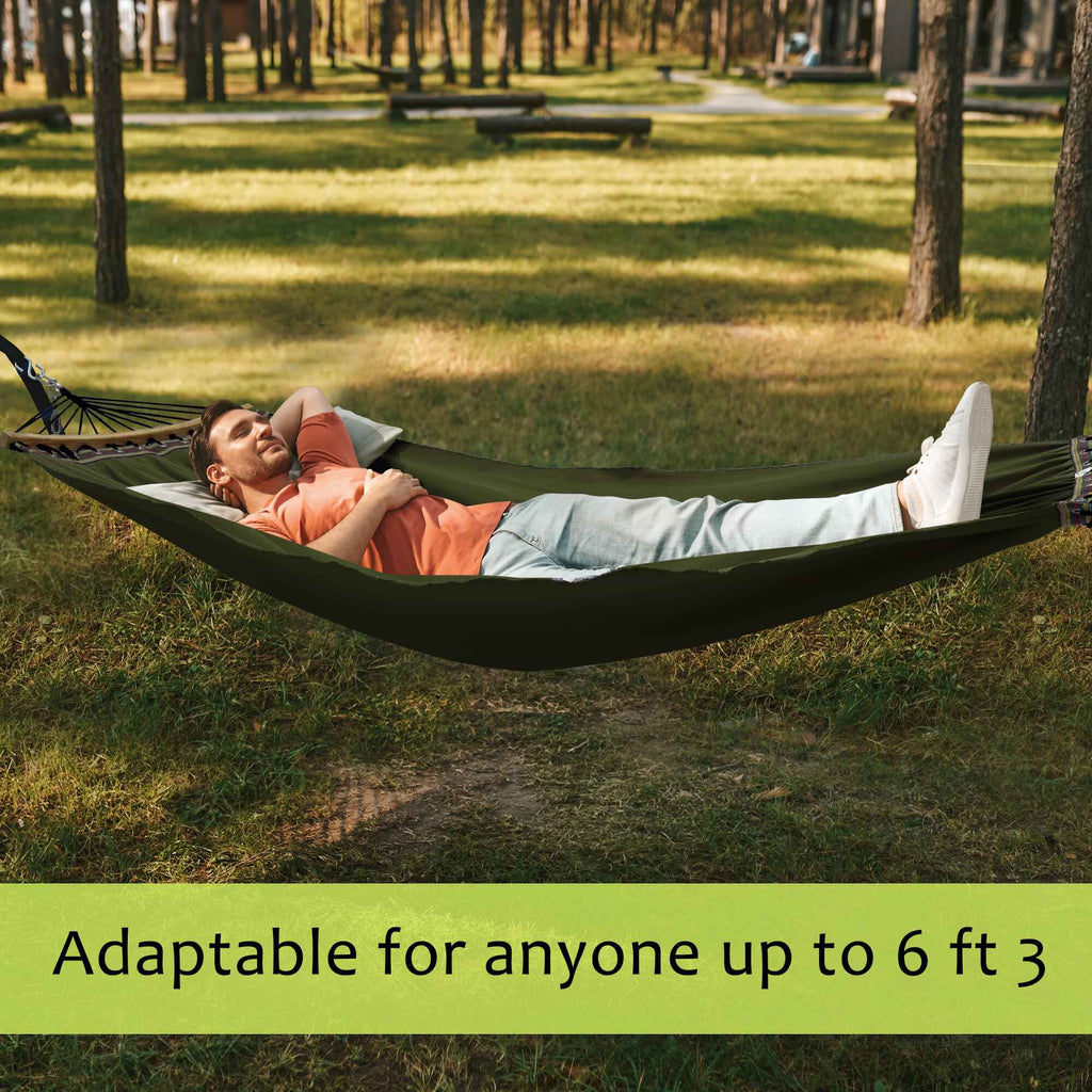 Tranquillo Universal Canvas Double Hammock for Ultimate Relaxation