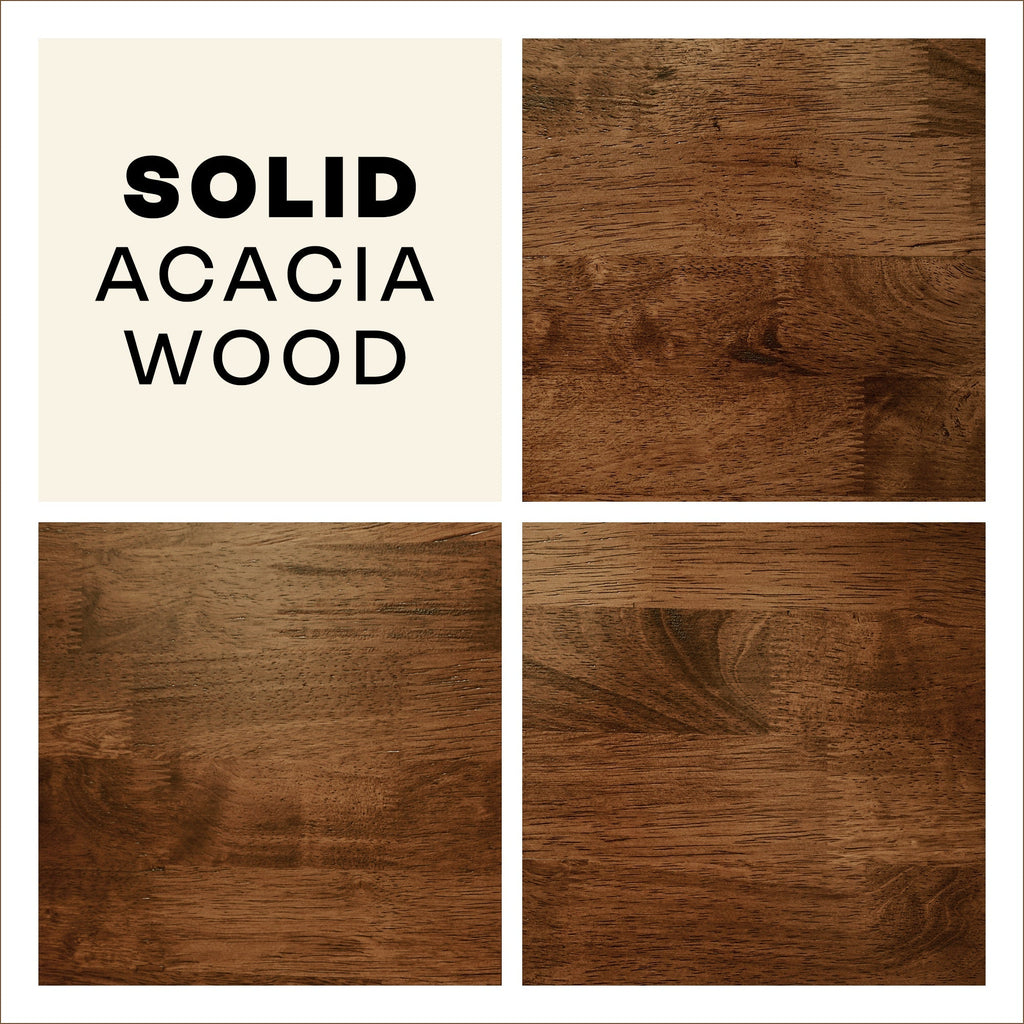 Acacia Kaylin Solid Wood Bed Frame for Durable Style and Comfort