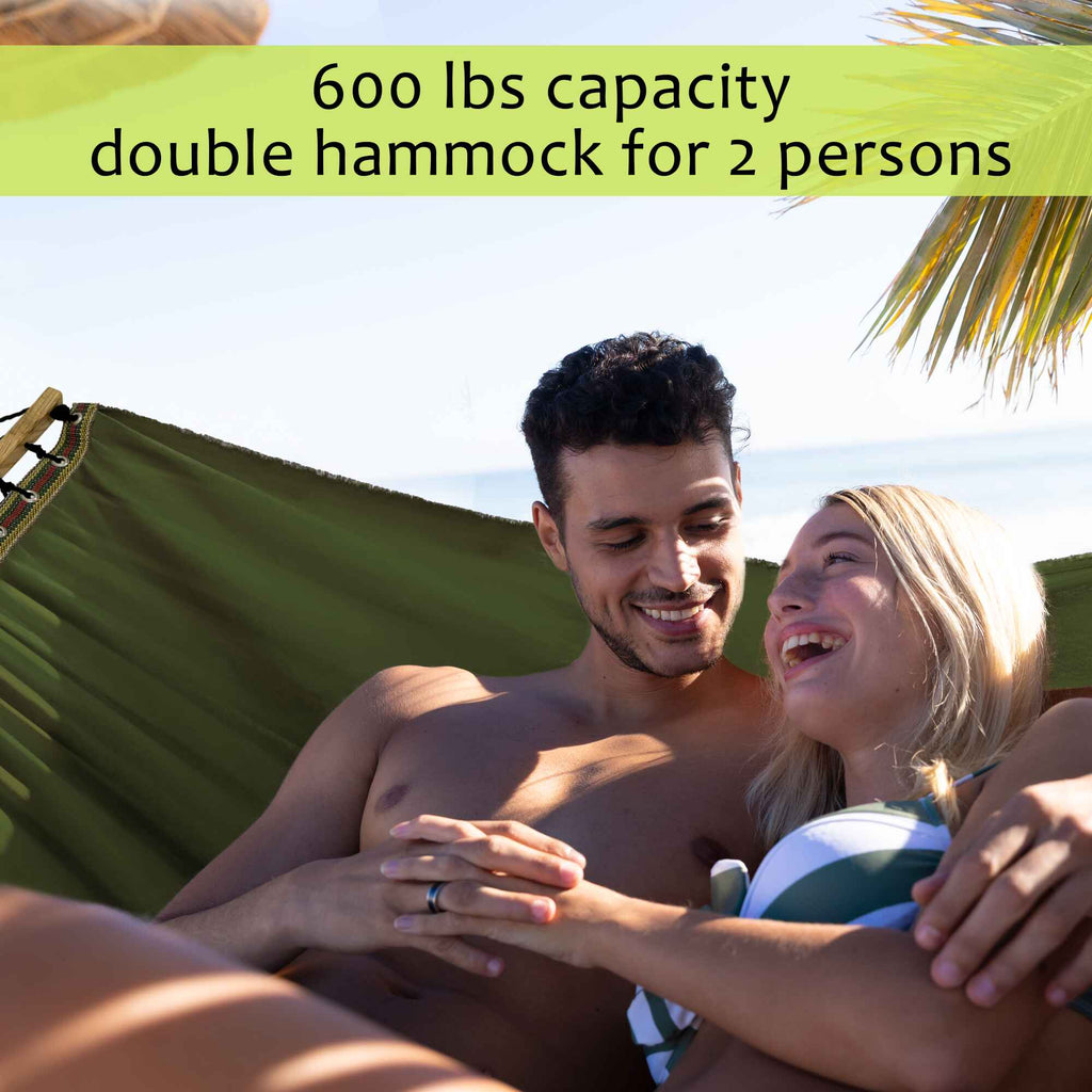 Tranquillo Universal Canvas Double Hammock for Ultimate Relaxation