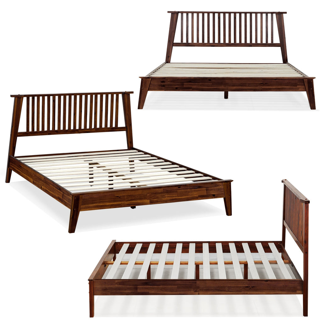 Acacia Kaylin Solid Wood Bed Frame for Durable Style and Comfort