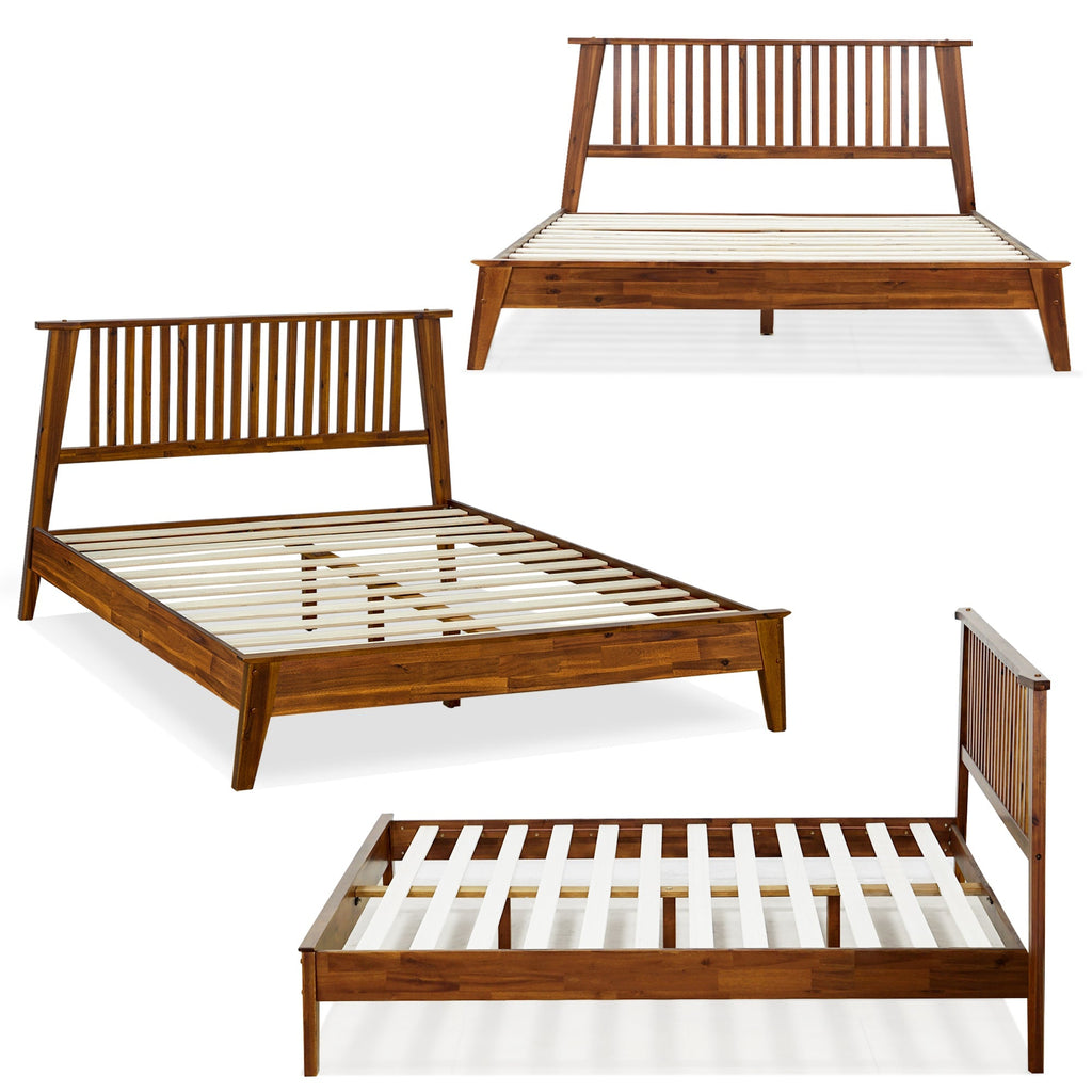 Acacia Kaylin Solid Wood Bed Frame for Durable Style and Comfort