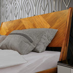 Rorns Gazelle Platform Bed Frame With Headboard for Ultimate Comfort