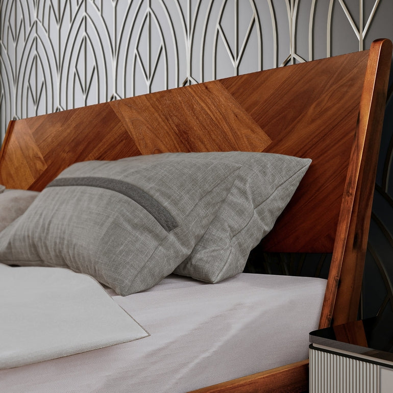 Rorns Gazelle Platform Bed Frame With Headboard for Ultimate Comfort