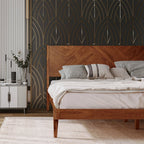 Rorns Gazelle Platform Bed Frame With Headboard for Ultimate Comfort