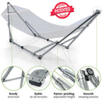 Tranquillo Universal Stainless Steel Hammock Stand for Ultimate Relaxation