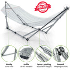 Tranquillo Universal Stainless Steel Hammock Stand for Ultimate Relaxation
