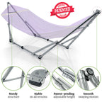 Tranquillo Universal Stainless Steel Hammock Stand for Ultimate Relaxation