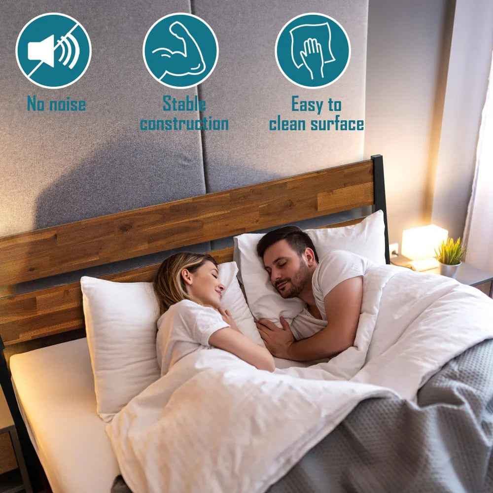 Acacia Callisto Deluxe Solid Wood Bed Frame for Superior Comfort and Style