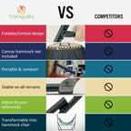 Tranquillo Universal Canvas Hammock Medium Size for Ultimate Comfort and Style