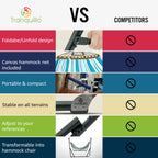 Tranquillo Universal Canvas Hammock Medium Size for Ultimate Comfort and Style