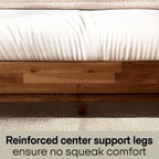 Acacia Solid Wood Bed Frame - Aurora Style for a Stylish Bedroom