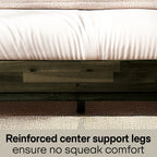 Acacia Solid Wood Bed Frame - Aurora Style for a Stylish Bedroom