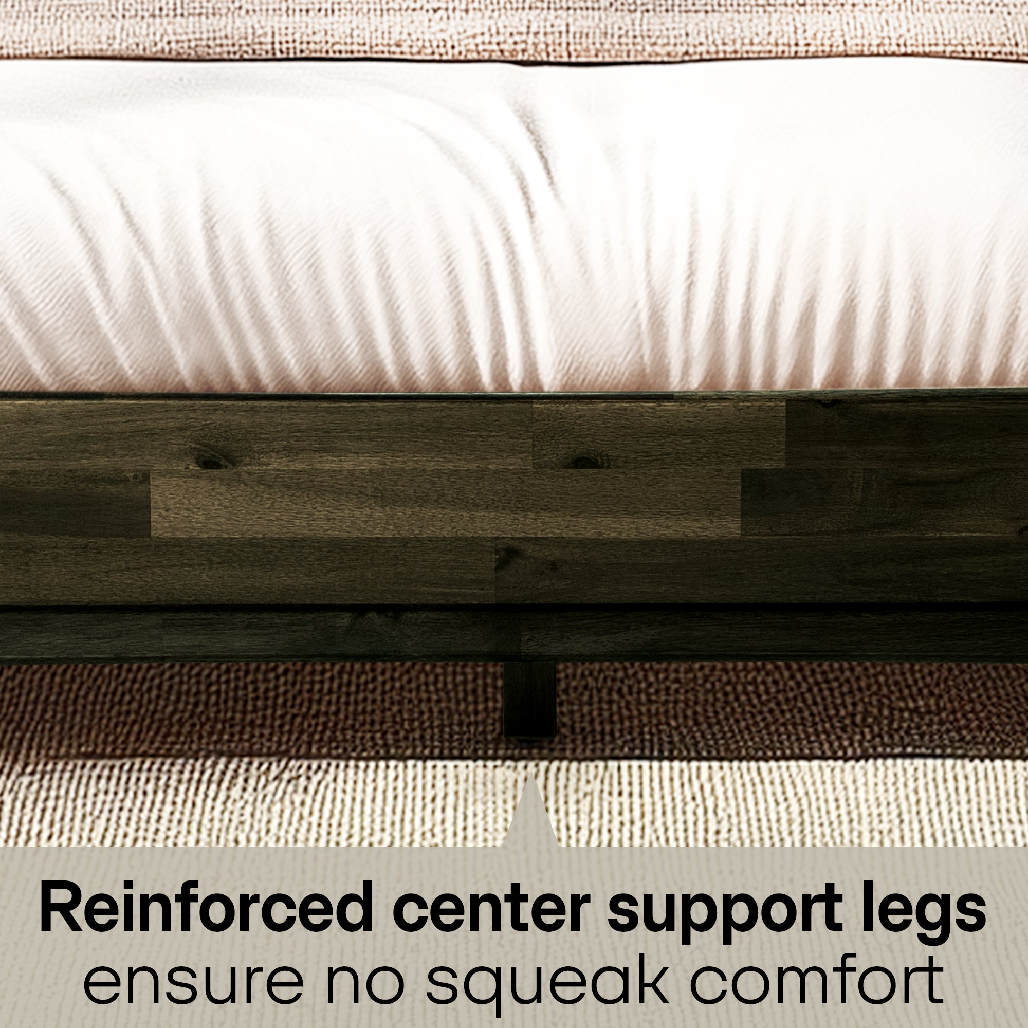 Acacia Solid Wood Bed Frame - Aurora Style for a Stylish Bedroom