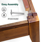 Acacia Emery Solid Wood Bed Frame - Stylish and Durable Acacia Wood Design for Your Bedroom