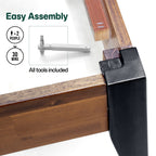 Acacia Emery Solid Wood Bed Frame - Stylish and Durable Acacia Wood Design for Your Bedroom