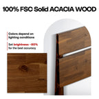 Acacia Solid Wood Bed Frame - Aurora Style for a Stylish Bedroom
