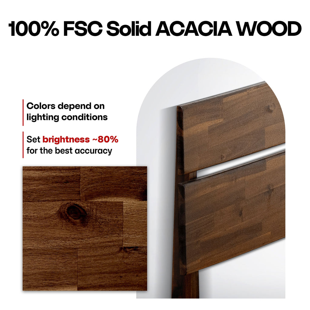 Acacia Solid Wood Bed Frame - Aurora Style for a Stylish Bedroom