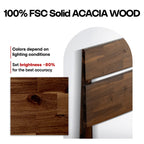 Acacia Solid Wood Bed Frame - Aurora Style for a Stylish Bedroom