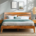 Acacia Emery Solid Wood Bed Frame - Stylish and Durable Acacia Wood Design for Your Bedroom