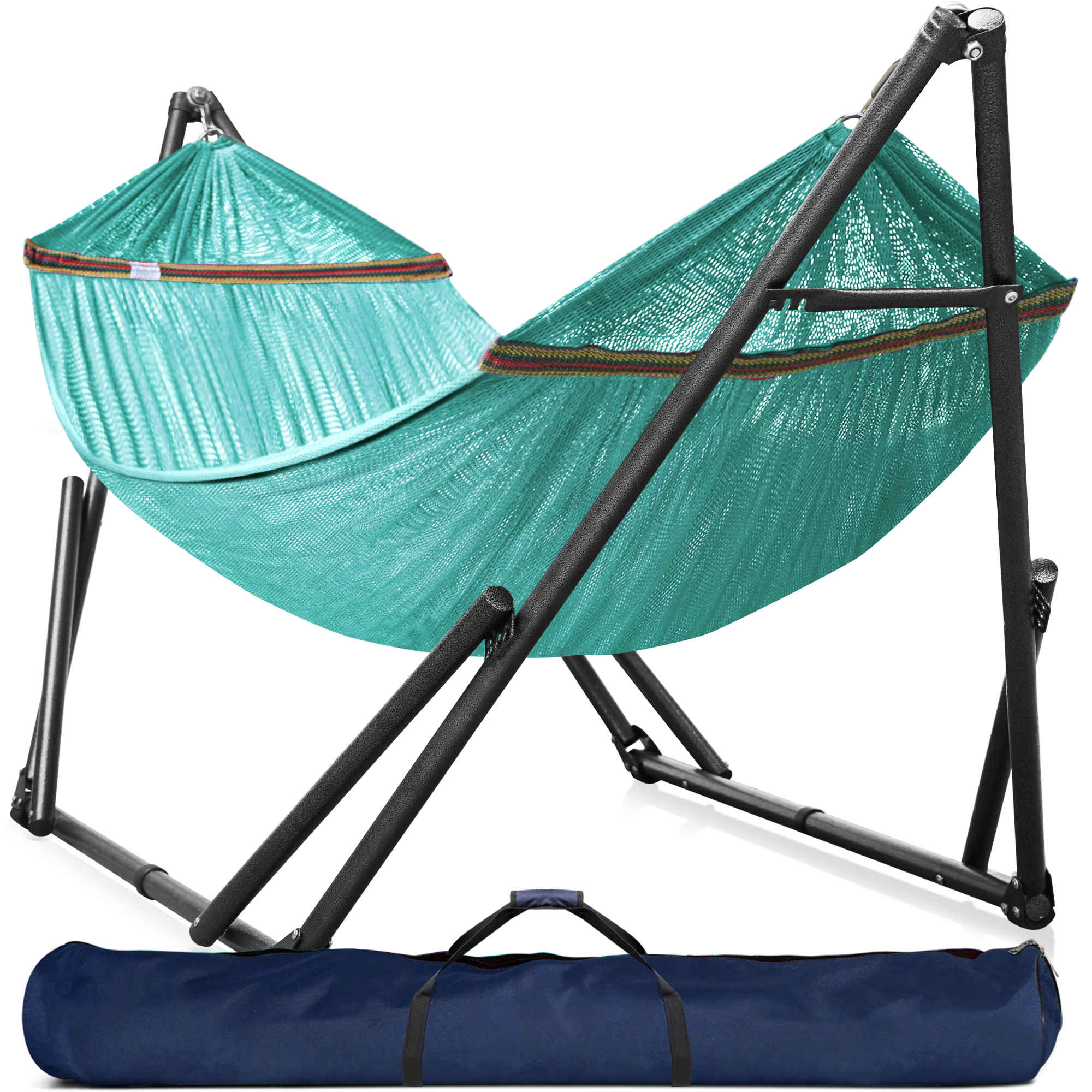 Tranquillo Universal Hammock with Medium Size Stands for Ultimate Relaxation - Ideal Universal Hammock Stands - Medium Size