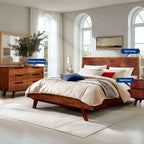 Acacia Harmony Dresser with 6 Drawers for Stylish Storage