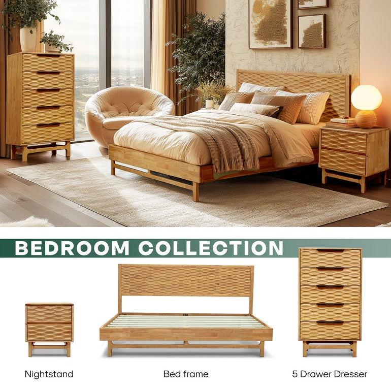 Acacia Elara Dresser with 5 Drawers for Stylish Storage Solutions