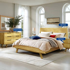 Acacia Harmony Dresser with 6 Drawers for Stylish Storage