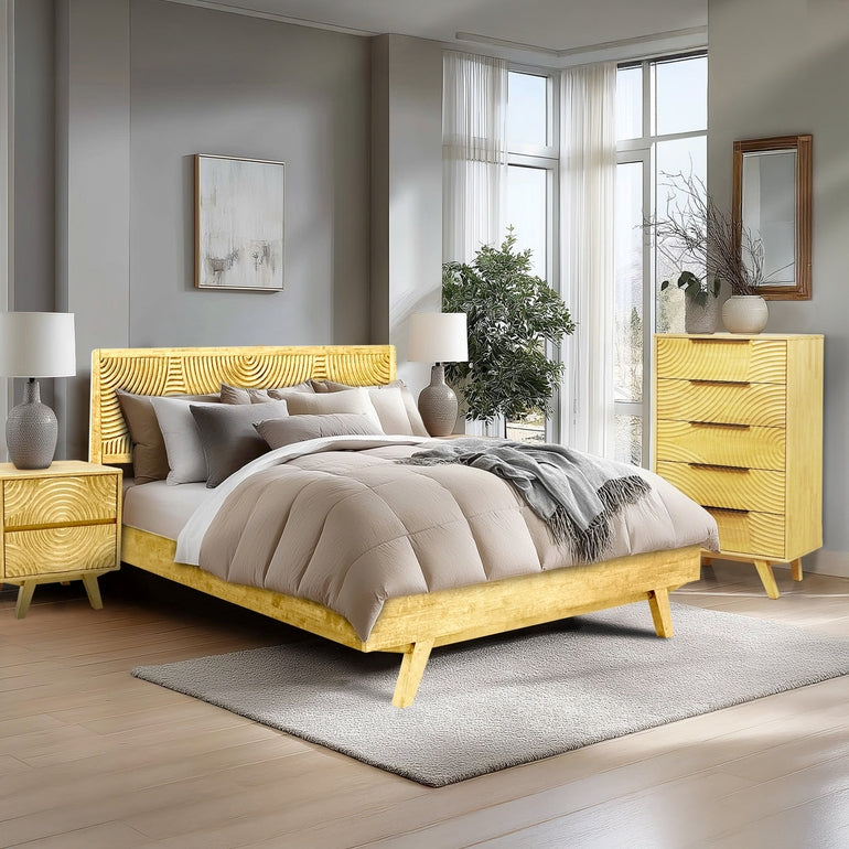 Acacia Harmony Dresser with 5 Drawers for Stylish Storage Solutions