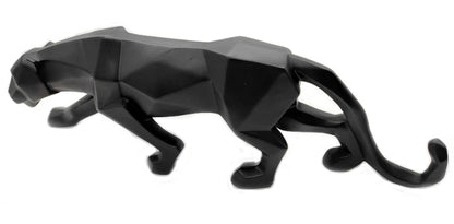 Geometric Panther Statue