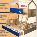 Moonlight Kid Bunk Bed - Stylish and Space-Saving Bunk Bed for Kids