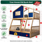 Treehouse Kid Bunk Bed for Fun and Adventure in Your Child's Room