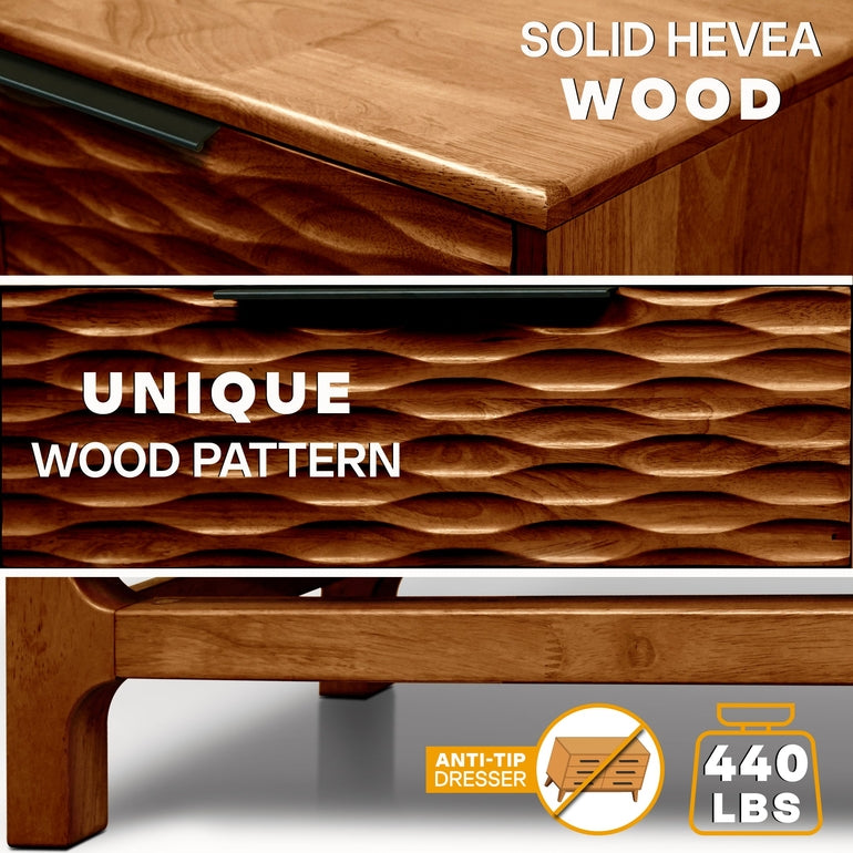 Acacia Elara Dresser with 5 Drawers for Stylish Storage Solutions