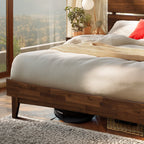 Acacia Solid Wood Bed Frame - Aurora Style for a Stylish Bedroom