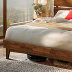 Acacia Solid Wood Bed Frame - Aurora Style for a Stylish Bedroom