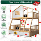 Treehouse Kid Bunk Bed for Fun and Adventure in Your Child's Room
