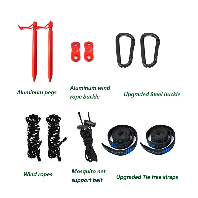 Portable Hammock with Mosquito Net