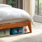 Acacia Emery Solid Wood Bed Frame - Stylish and Durable Acacia Wood Design for Your Bedroom