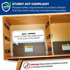 Acacia Harmony Dresser with 6 Drawers for Stylish Storage