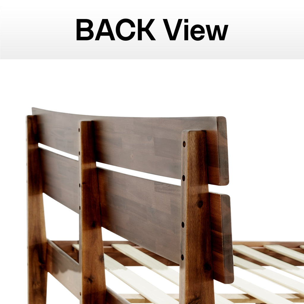 Acacia Solid Wood Bed Frame - Aurora Style for a Stylish Bedroom
