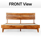 Acacia Solid Wood Bed Frame - Aurora Style for a Stylish Bedroom