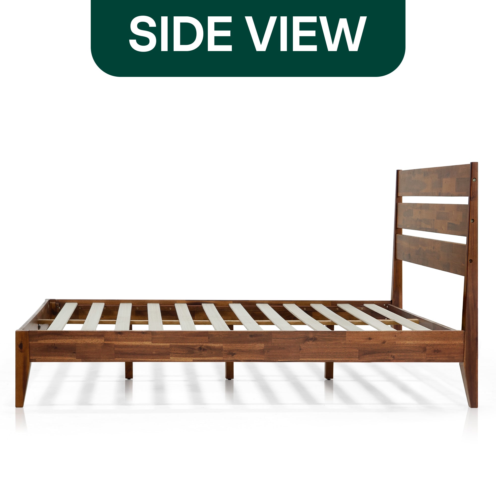 Acacia Emery Solid Wood Bed Frame - Stylish and Durable Acacia Wood Design for Your Bedroom