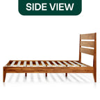 Acacia Emery Solid Wood Bed Frame - Stylish and Durable Acacia Wood Design for Your Bedroom