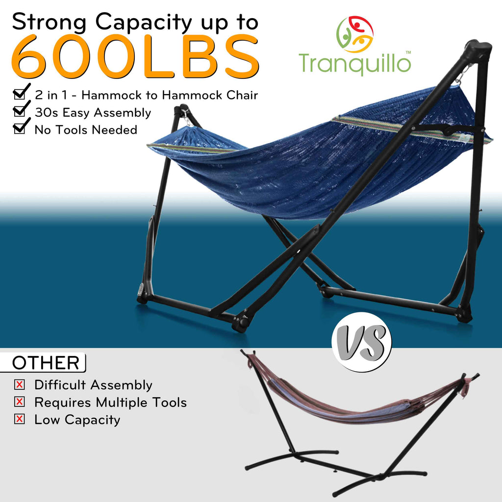 Tranquillo UniGen Transforming Hammock Stand for Ultimate Relaxation