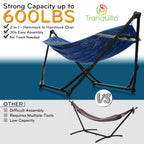 Tranquillo UniGen Transforming Hammock Stand for Ultimate Relaxation
