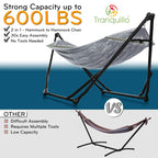 Tranquillo UniGen Transforming Hammock Stand for Ultimate Relaxation