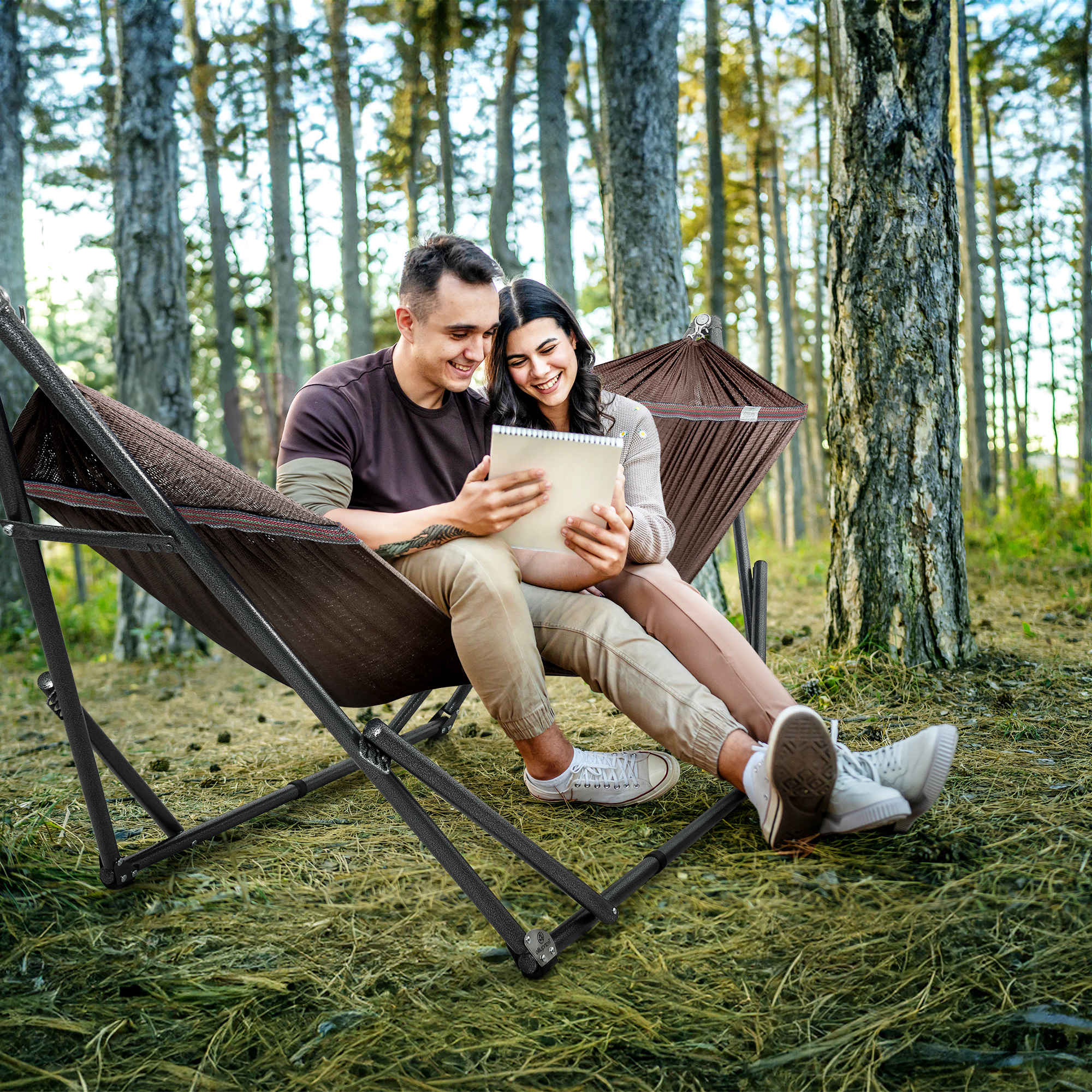 Tranquillo Universal Hammock with Medium Size Stands for Ultimate Relaxation - Ideal Universal Hammock Stands - Medium Size