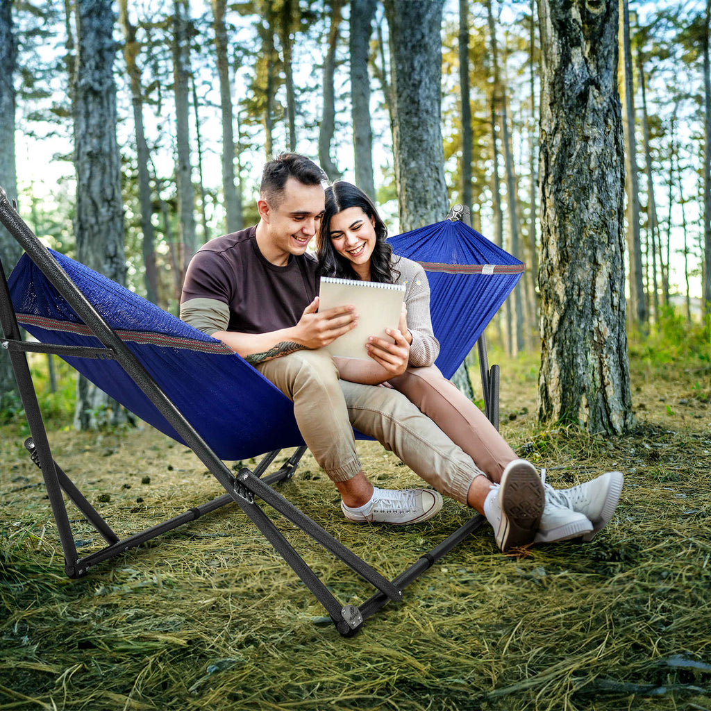 Tranquillo Universal Hammock with Medium Size Stands for Ultimate Relaxation - Ideal Universal Hammock Stands - Medium Size