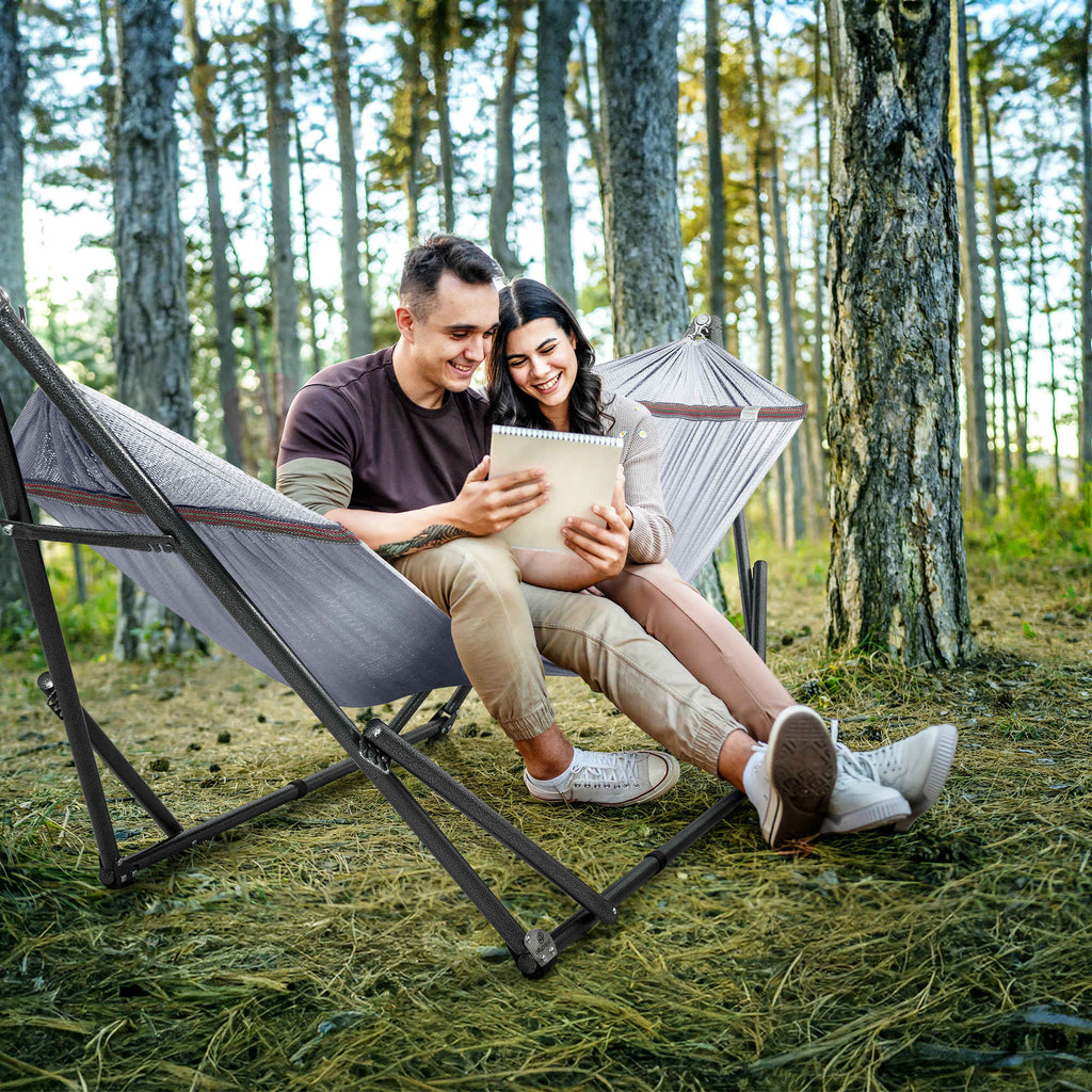 Tranquillo Universal Hammock with Medium Size Stands for Ultimate Relaxation - Ideal Universal Hammock Stands - Medium Size
