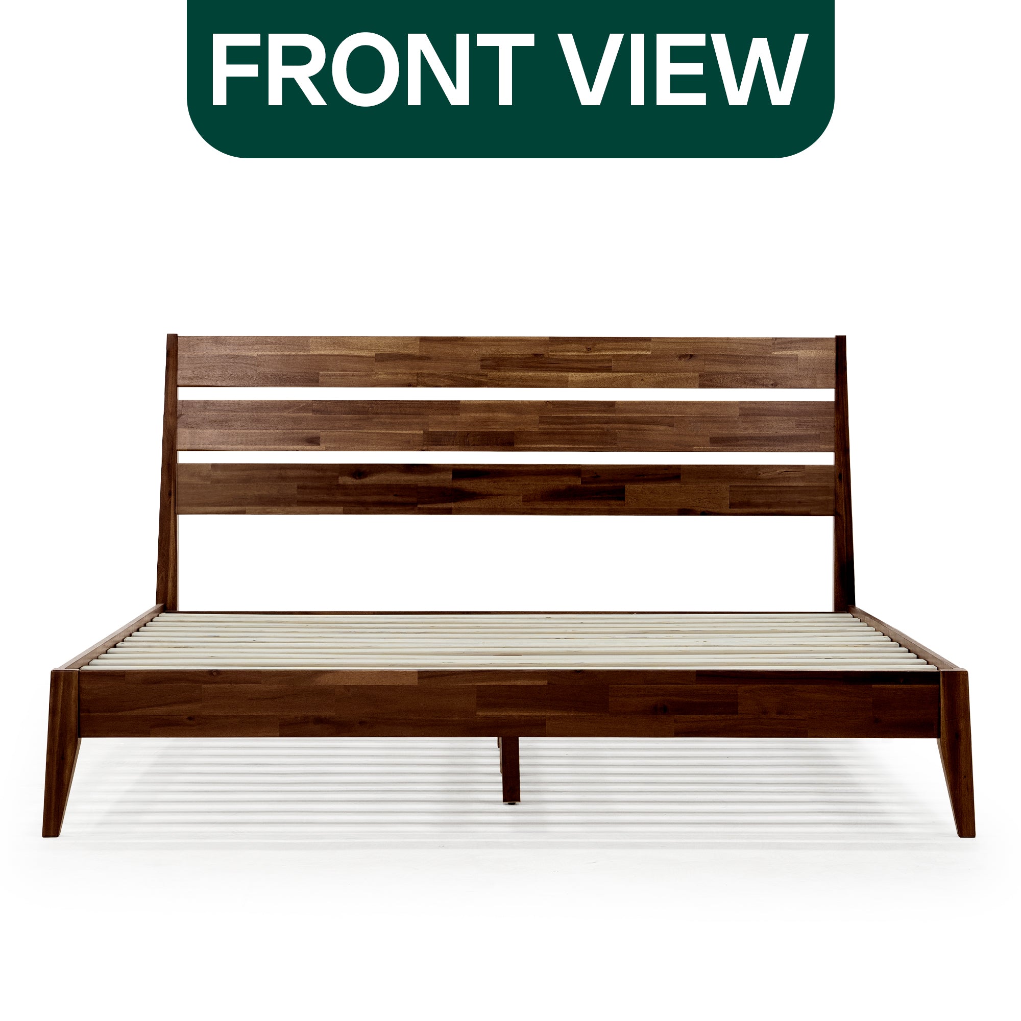 Acacia Emery Solid Wood Bed Frame - Stylish and Durable Acacia Wood Design for Your Bedroom